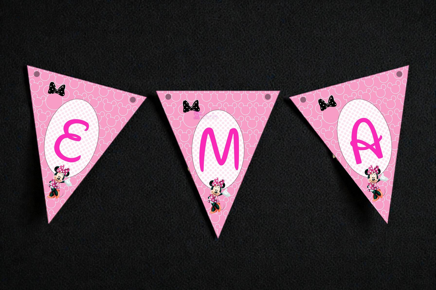 Banner personalizat pentru botez – Nume copil | Model B 4