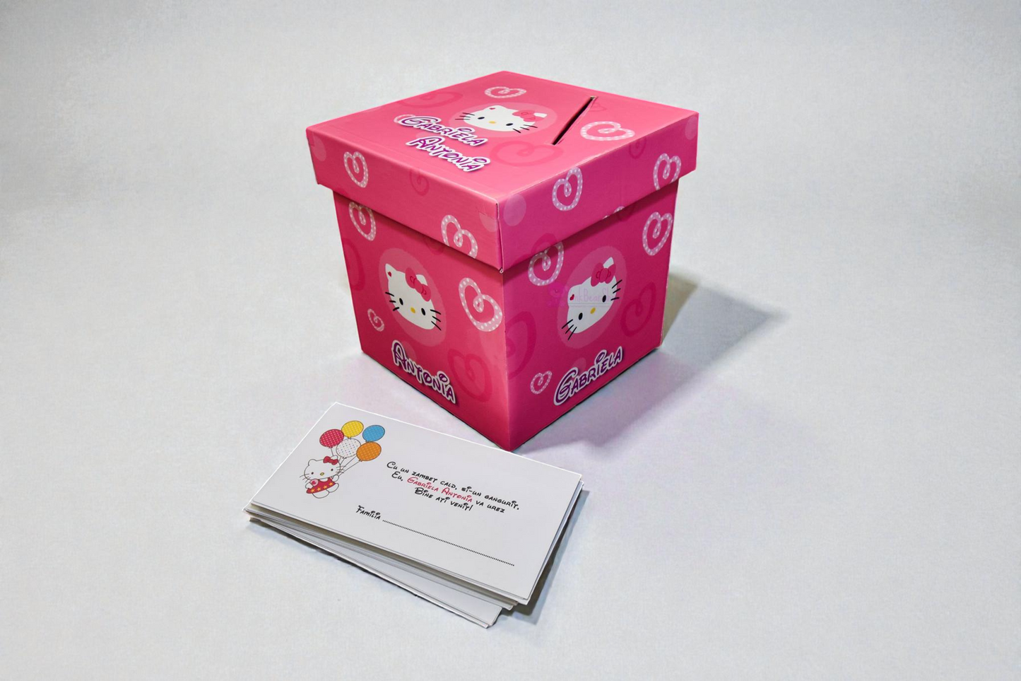 Cutie de dar personalizată pentru botez – Model M14