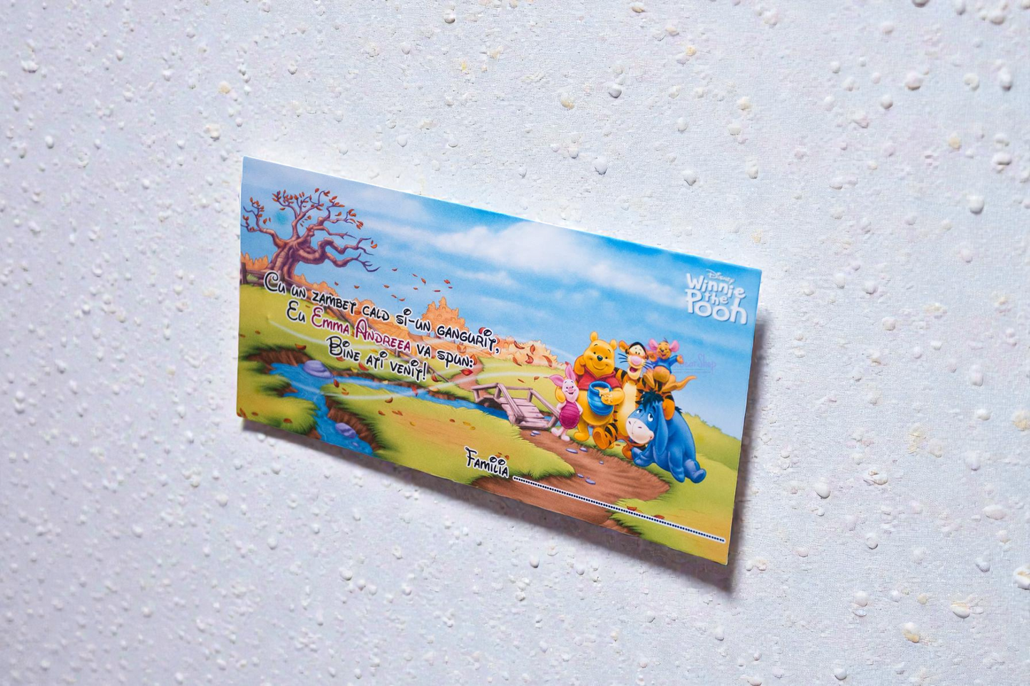 Plic pentru bani cartonat personalizat pentru botez – modele diverse (M34)