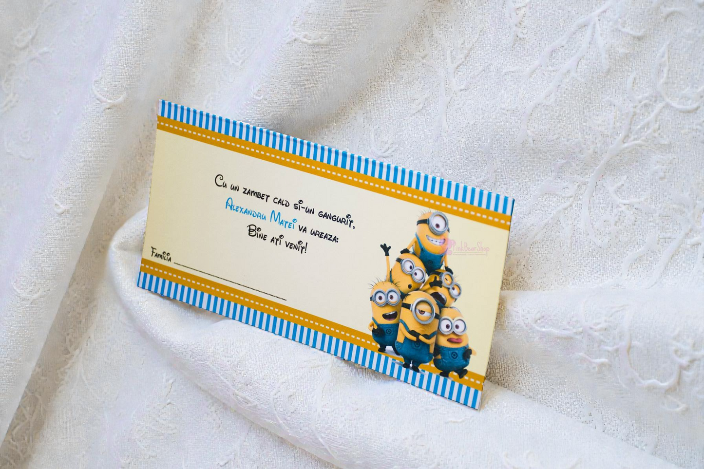 Plic pentru bani cartonat personalizat pentru botez – modele diverse (M33)