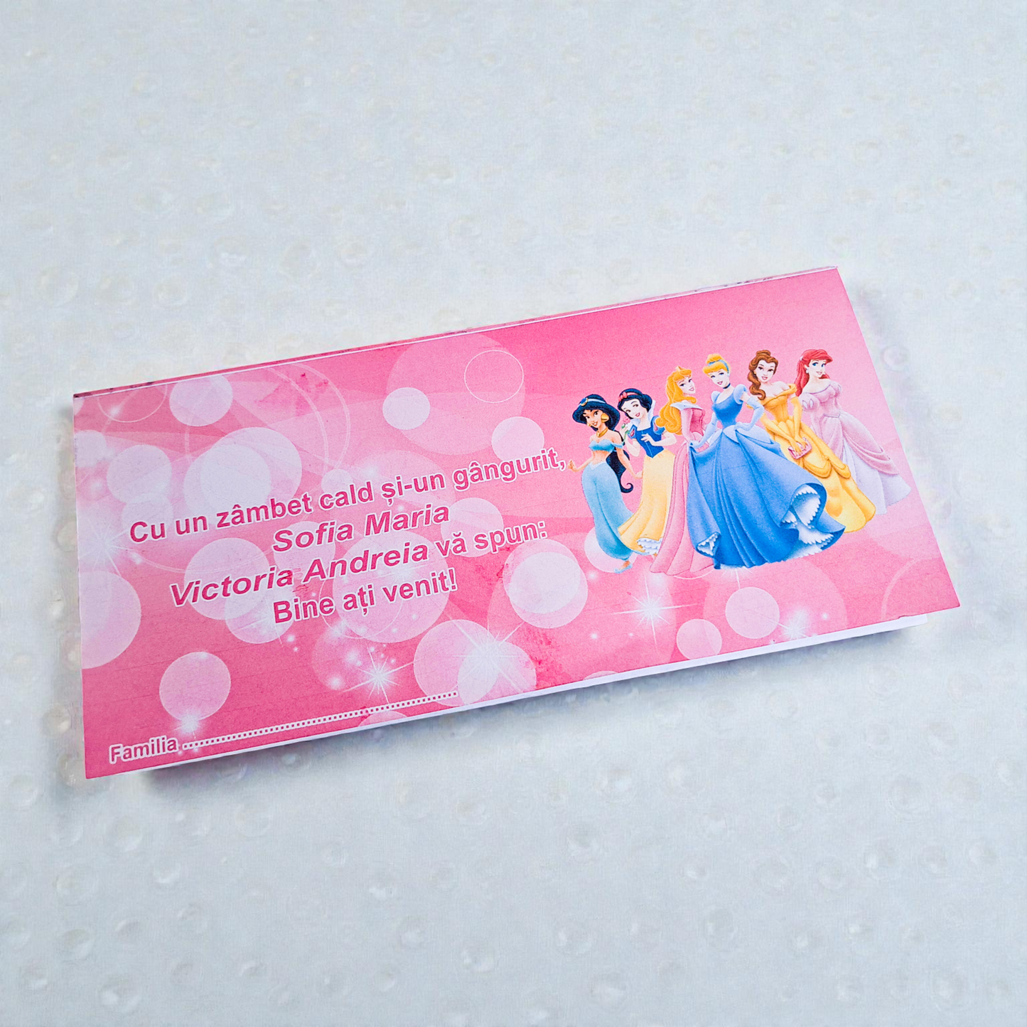 Plic pentru bani cartonat personalizat pentru botez – modele diverse (M31)