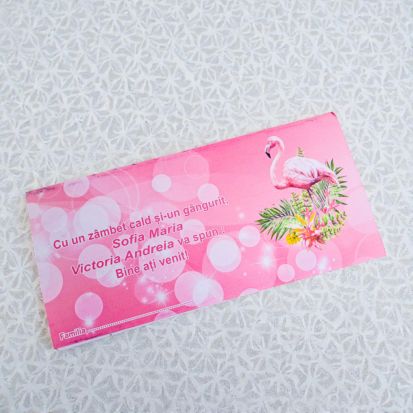 Plic pentru bani cartonat personalizat pentru botez – modele diverse (M30)