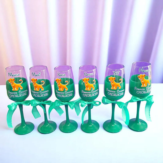 Pahar personalizat pentru botez – Cadou elegant cu nume și dată | Model PB05