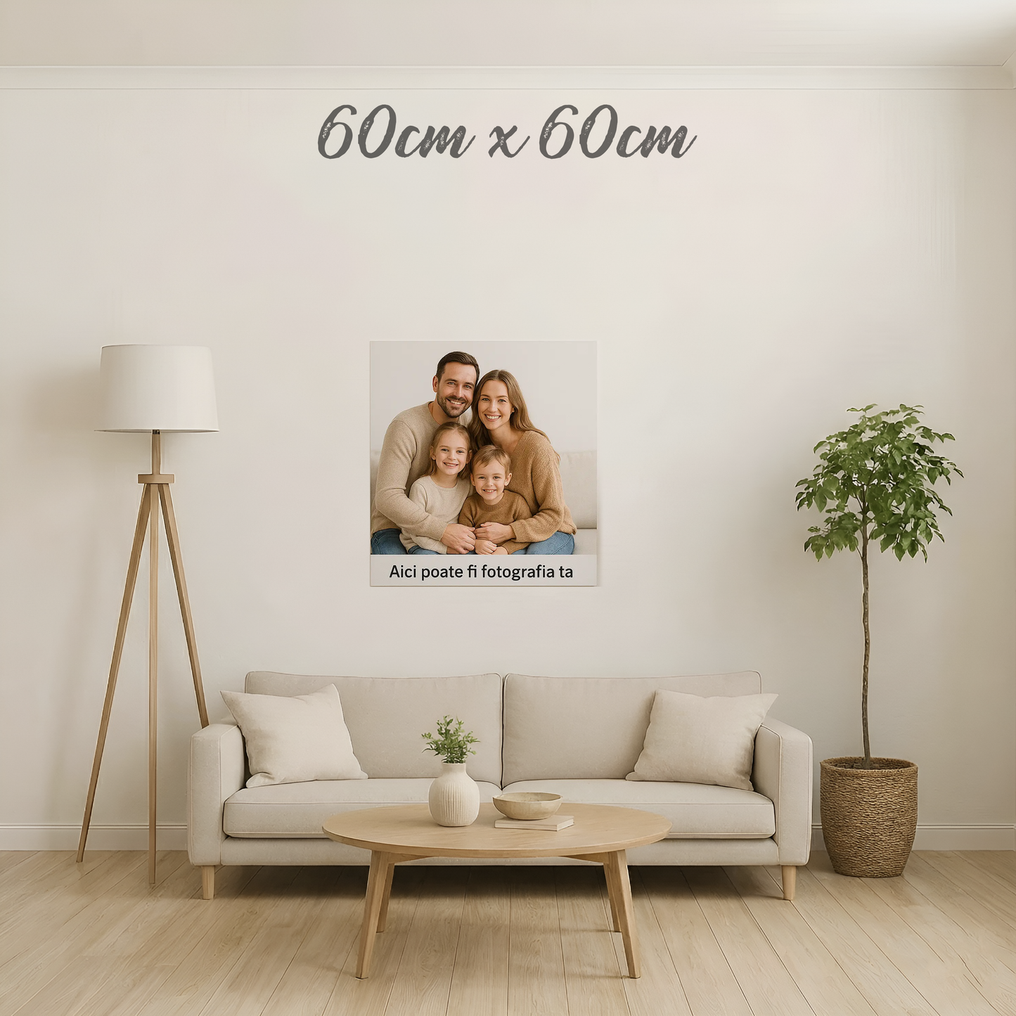 Tablou Canvas Personalizat cu Fotografia Ta – Print pe Pânză, Cadou Unic