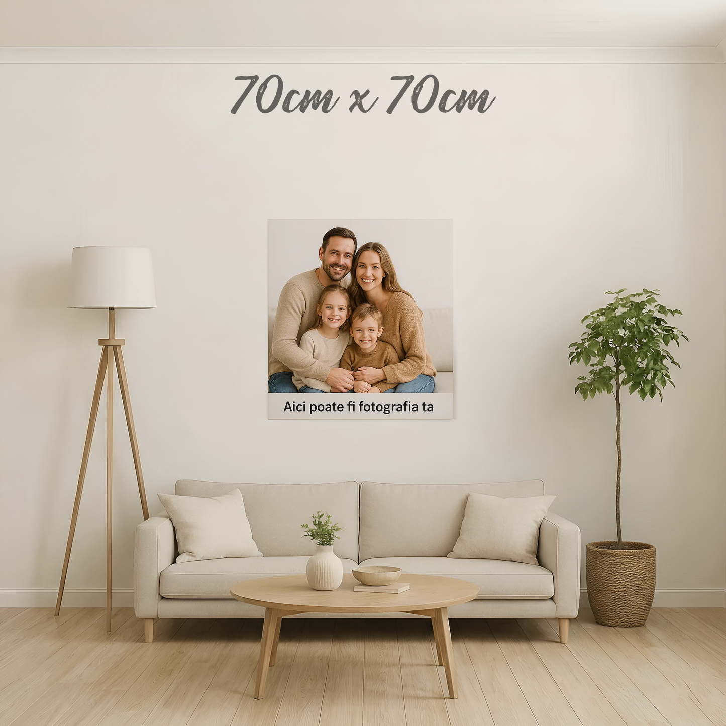 Tablou Canvas Personalizat cu Fotografia Ta – Print pe Pânză, Cadou Unic