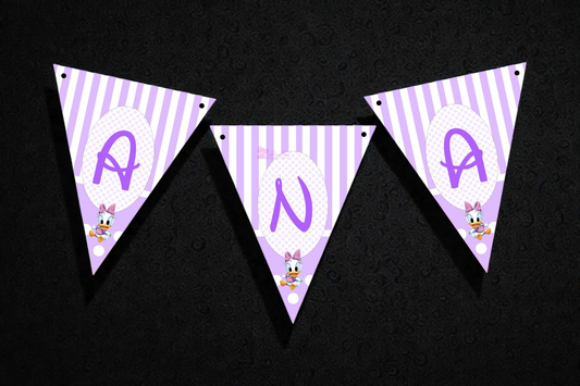 Banner personalizat pentru botez – Nume copil | Model B 16