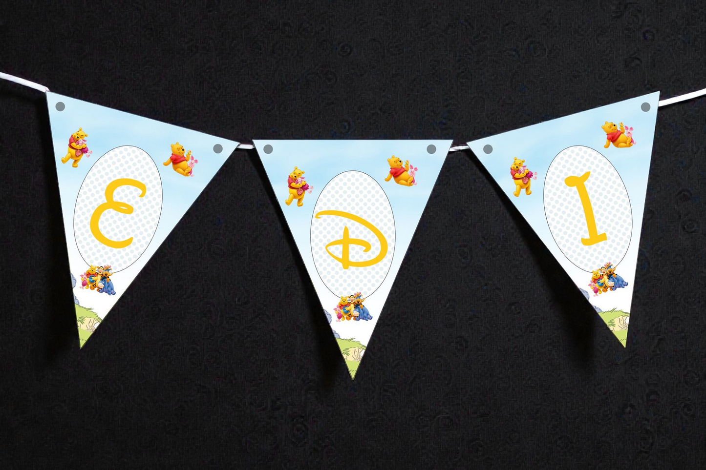 Banner personalizat pentru botez – Nume copil | Model B 11