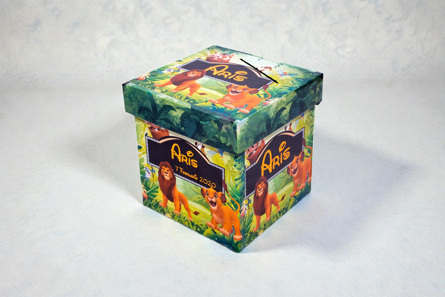 Cutie de dar personalizată pentru botez – Model M7