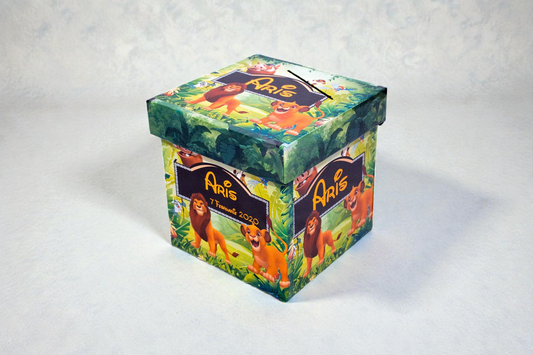 Cutie de dar personalizată pentru botez – Model M7