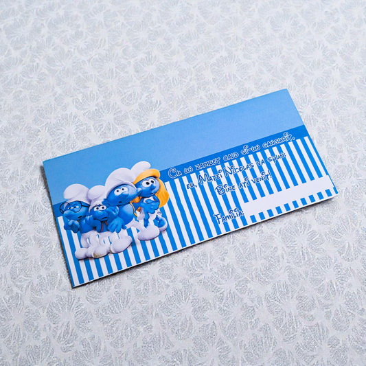 Plic pentru bani cartonat personalizat pentru botez – modele diverse (M22)