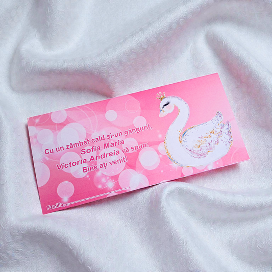 Plic pentru bani cartonat personalizat pentru botez – modele diverse (M15)