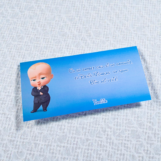 Plic pentru bani cartonat personalizat pentru botez – modele diverse (M13)