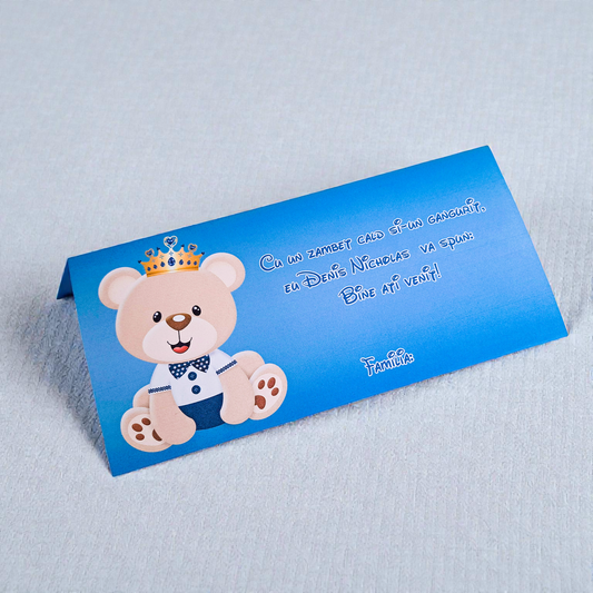 Plic pentru bani cartonat personalizat pentru botez – modele diverse (M6)