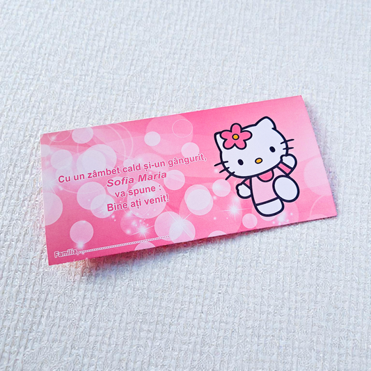 Plic pentru bani cartonat personalizat pentru botez – modele diverse (M3)